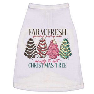 Farm Fresh Christmas Tree Cakes Funny Tree Farm Xmas Pajamas Doggie Tank