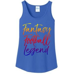 Fantasy Football Championship Winner Fantasy Football Legend Meaningful Gift Ladies Essential Tank