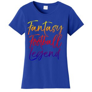 Fantasy Football Championship Winner Fantasy Football Legend Meaningful Gift Women's T-Shirt