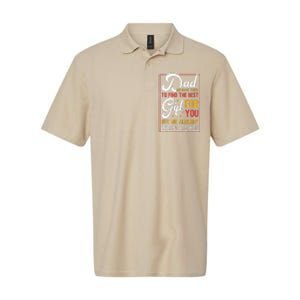 Funny Fathers Day Dad Proud Father From Daughter Son Softstyle Adult Sport Polo