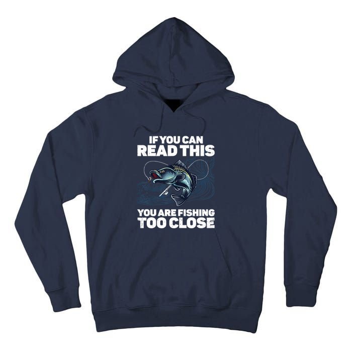 Funny Fishing Design For Fishes Fishing Lover Tall Hoodie