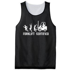 Funny Forklift Driver Operator Forklift Certified Forklift Mesh Reversible Basketball Jersey Tank