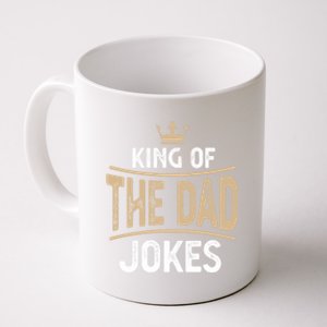 Funny Fathers Day The King Of Dad Jokes Gift Coffee Mug