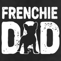 Funny Frenchie Dad Dog Lover French Bulldog Father Dog Owner 7 Panel Mesh Trucker Snapback Hat