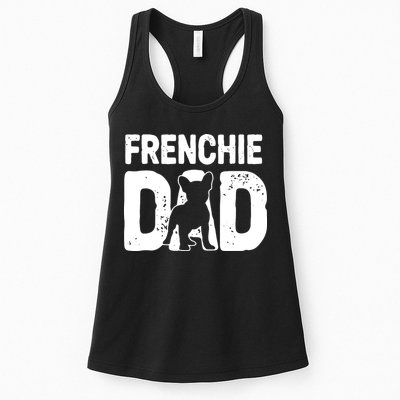 Funny Frenchie Dad Dog Lover French Bulldog Father Dog Owner Womens Tank Top
