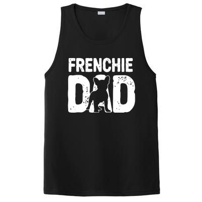 Funny Frenchie Dad Dog Lover French Bulldog Father Dog Owner PosiCharge Competitor Tank