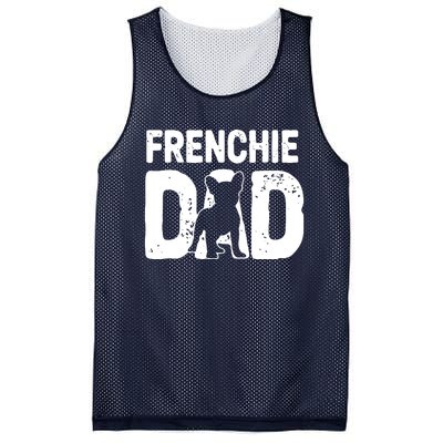 Funny Frenchie Dad Dog Lover French Bulldog Father Dog Owner Mesh Reversible Basketball Jersey Tank