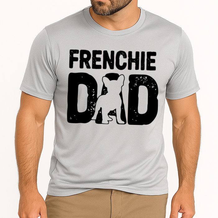 Funny Frenchie Dad Dog Lover French Bulldog Father Dog Owner Cooling Performance Crew T-Shirt
