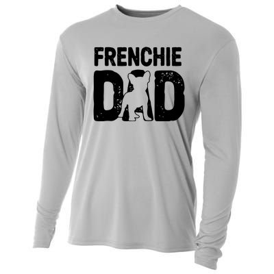 Funny Frenchie Dad Dog Lover French Bulldog Father Dog Owner Cooling Performance Long Sleeve Crew