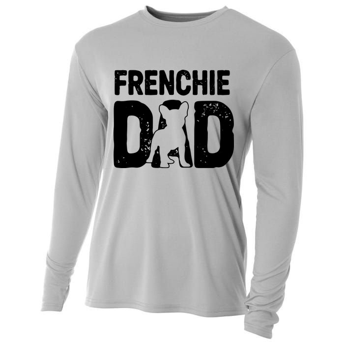 Funny Frenchie Dad Dog Lover French Bulldog Father Dog Owner Cooling Performance Long Sleeve Crew