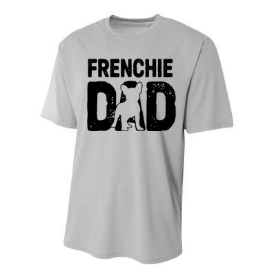 Funny Frenchie Dad Dog Lover French Bulldog Father Dog Owner Performance Sprint T-Shirt