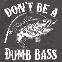 Funny Fishing Dont Be A Dumb Bass Vector Backpack