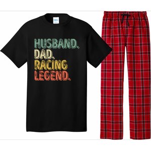 Funny Fathers Day Great Gift Husband Dad Racing Legend Gift Pajama Set