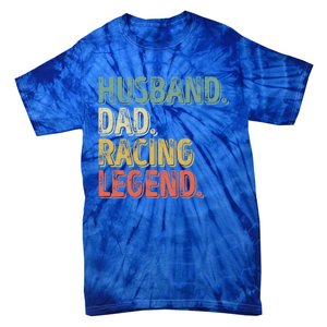 Funny Fathers Day Great Gift Husband Dad Racing Legend Gift Tie-Dye T-Shirt