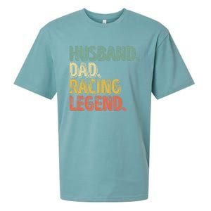 Funny Fathers Day Great Gift Husband Dad Racing Legend Gift Sueded Cloud Jersey T-Shirt