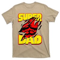 Funny Fatherss Day Dads Birthday Super Dad Hero For Dad T-Shirt