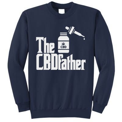 Funny Fathers Day The CBDfather CBD Hemp Oil Dad Gift Sweatshirt