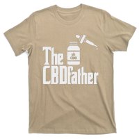 Funny Fathers Day The CBDfather CBD Hemp Oil Dad Gift T-Shirt