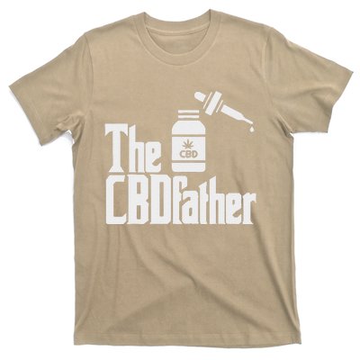 Funny Fathers Day The CBDfather CBD Hemp Oil Dad Gift T-Shirt