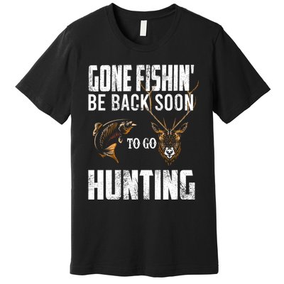 Funny Fish Deer Hunter Gag Gift Premium T-Shirt