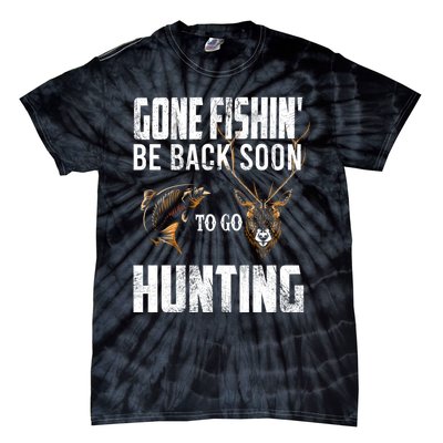 Funny Fish Deer Hunter Gag Gift Tie-Dye T-Shirt