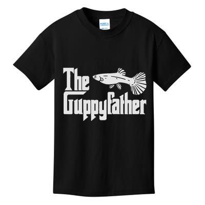 Funny Fathers Day The Guppy Father Fish Aquarium Pet Dad Kids T-Shirt