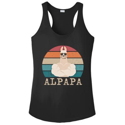 Funny FatherS Day Vintage Style Animals Lovers Ladies PosiCharge Competitor Racerback Tank