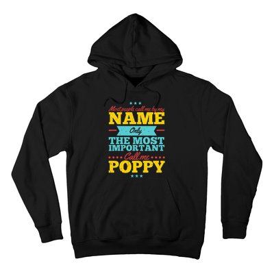 Funny Fathers Day For Poppy Men From Daughter & Son Hoodie