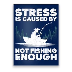 Funny Fishing Design For Wo Bass Fly Fishing Lovers Poster