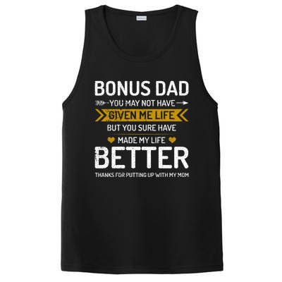 Funny Fathers Day Bonus Dad Gifts From Daughter Son Wife PosiCharge Competitor Tank