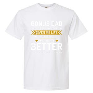 Funny Fathers Day Bonus Dad Gifts From Daughter Son Wife Garment-Dyed Heavyweight T-Shirt