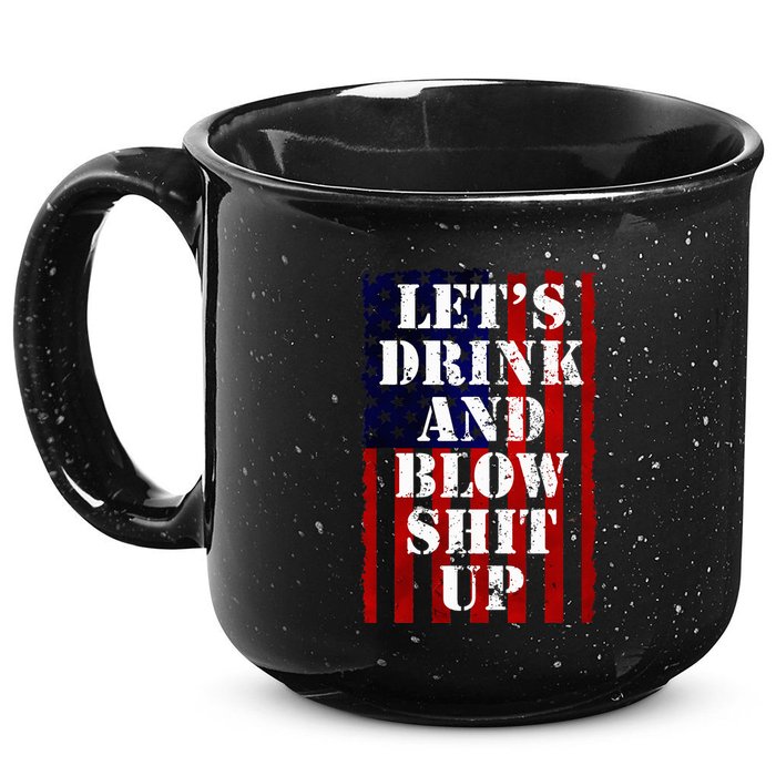Funny Fireworks Day Drinking 15oz Campfire Ceramic Mug