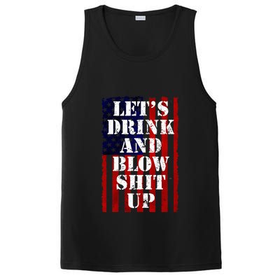 Funny Fireworks Day Drinking PosiCharge Competitor Tank