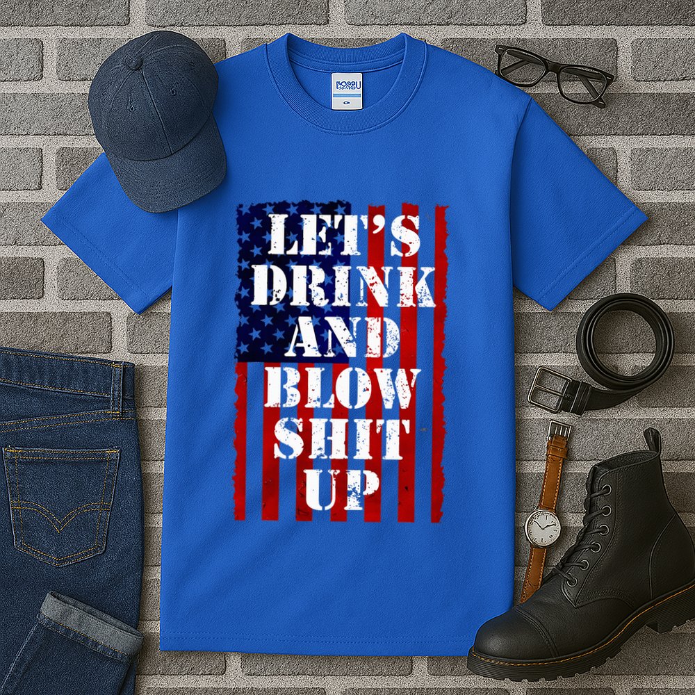 Funny Fireworks Day Drinking Tall T-Shirt