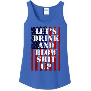 Funny Fireworks Day Drinking Ladies Essential Tank