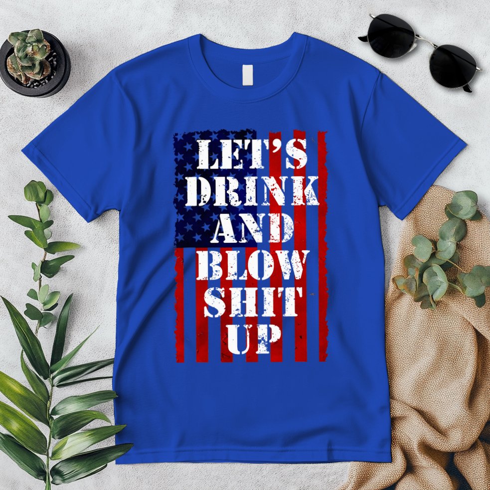 Funny Fireworks Day Drinking Premium T-Shirt