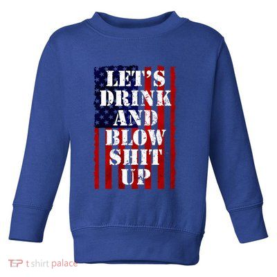 Funny Fireworks Day Drinking Toddler Sweatshirt