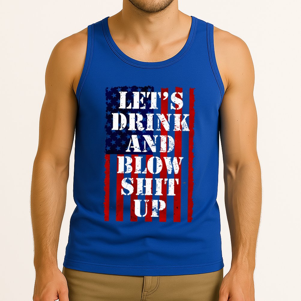 Funny Fireworks Day Drinking Tank Top