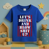 Funny Fireworks Day Drinking Toddler T-Shirt