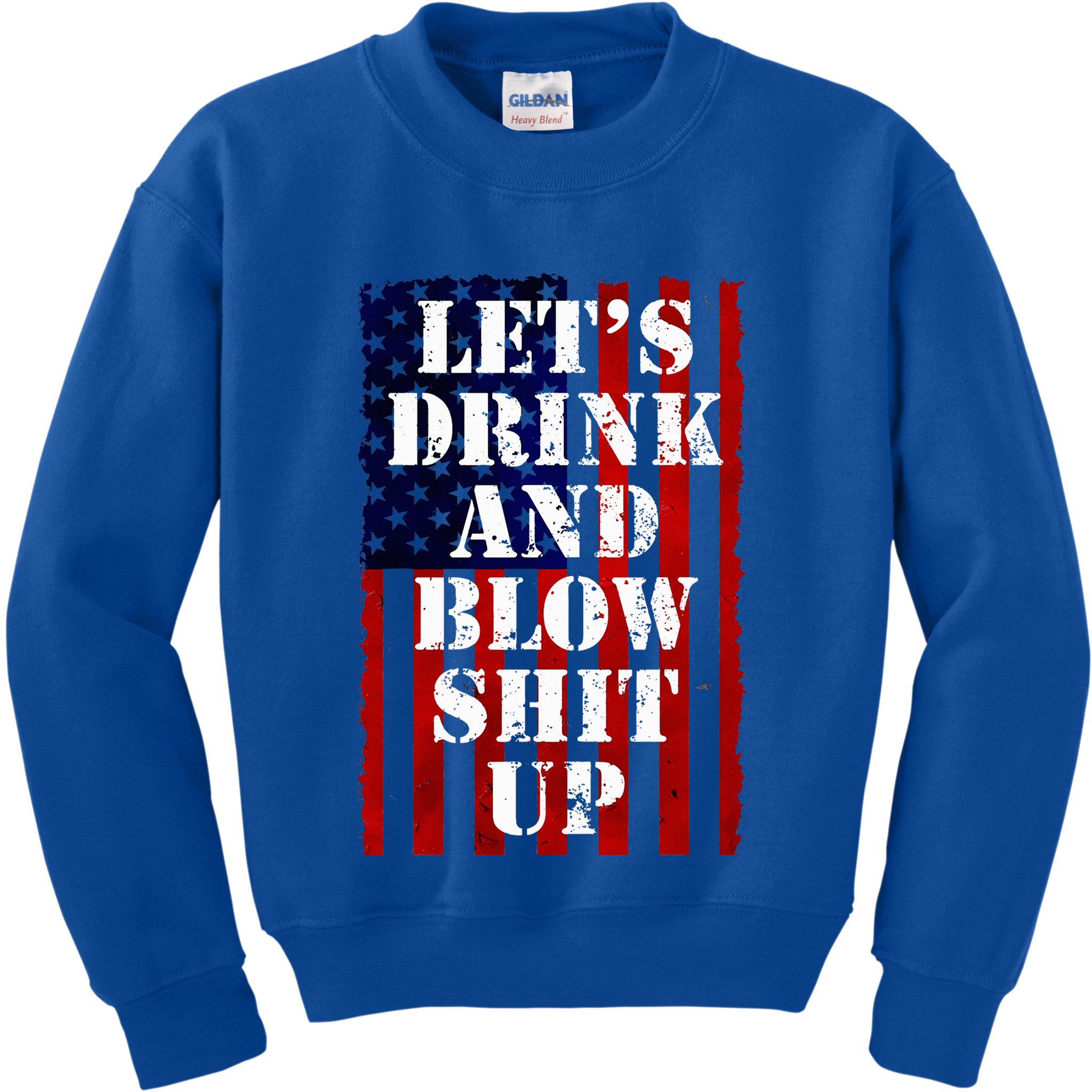 Funny Fireworks Day Drinking Kids Sweatshirt
