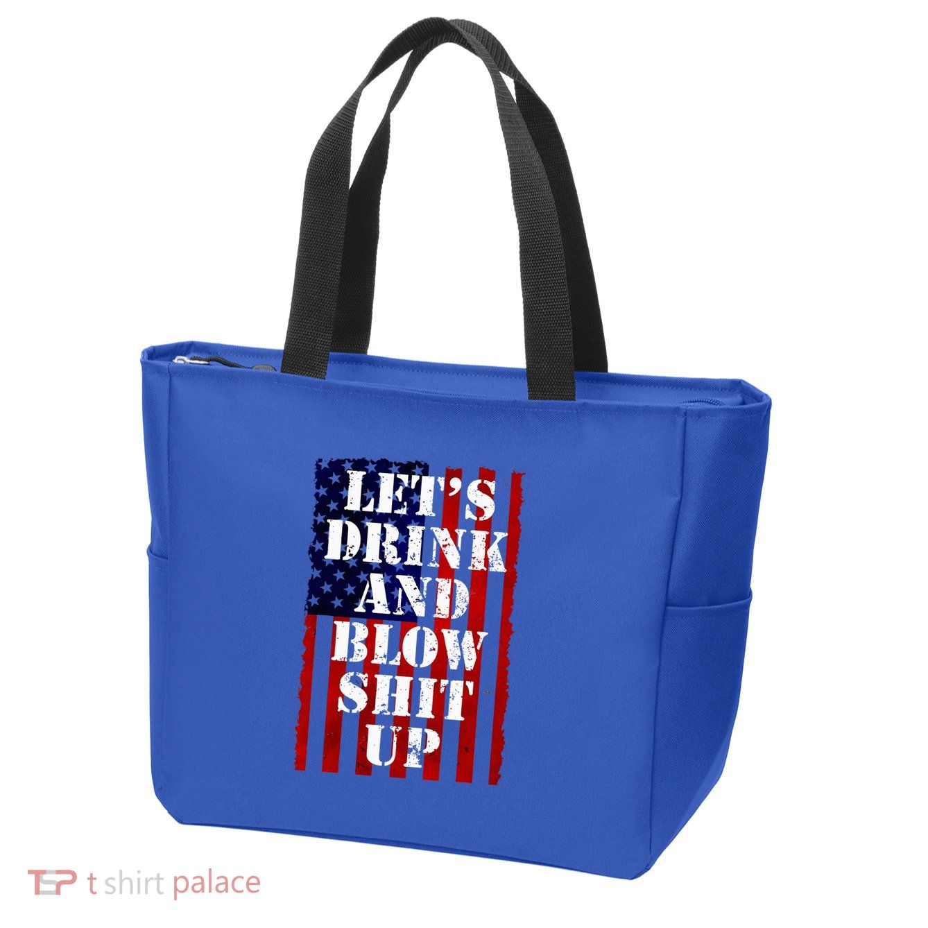Funny Fireworks Day Drinking Zip Tote Bag