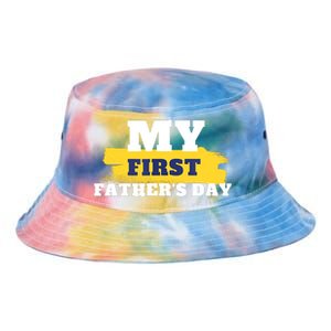 First Fathers Day Tee First Time Dad Father Gift Tie Dye Newport Bucket Hat