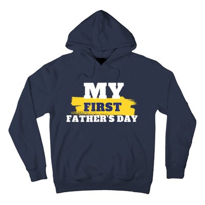 First Fathers Day Tee First Time Dad Father Gift Hoodie