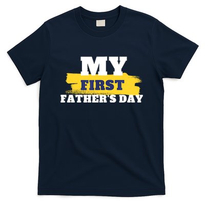 First Fathers Day Tee First Time Dad Father Gift T-Shirt