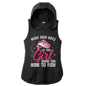 Funny Fishing Design For Fisherman Fishing Lover Ladies PosiCharge Tri-Blend Wicking Draft Hoodie Tank