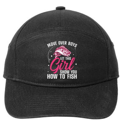 Funny Fishing Design For Fisherman Fishing Lover 7-Panel Snapback Hat