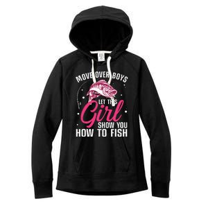 Funny Fishing Design For Fisherman Fishing Lover Women's Fleece Hoodie