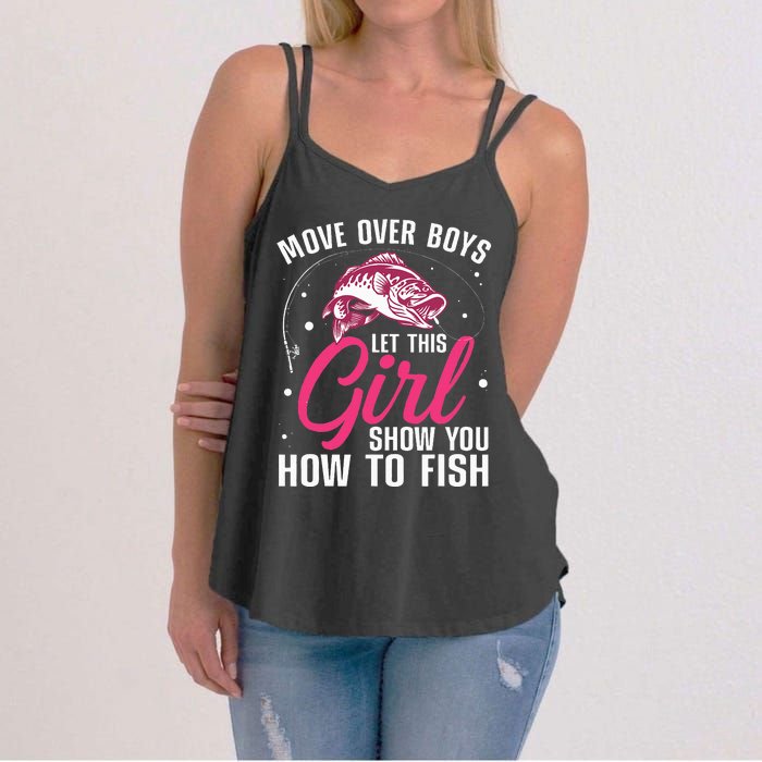 Funny Fishing Design For Fisherman Fishing Lover Women's Strappy Tank