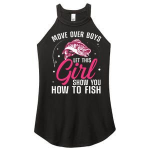 Funny Fishing Design For Fisherman Fishing Lover Women's Perfect Tri Rocker Tank