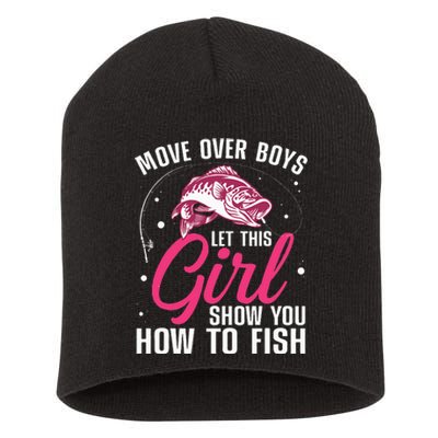 Funny Fishing Design For Fisherman Fishing Lover Short Acrylic Beanie